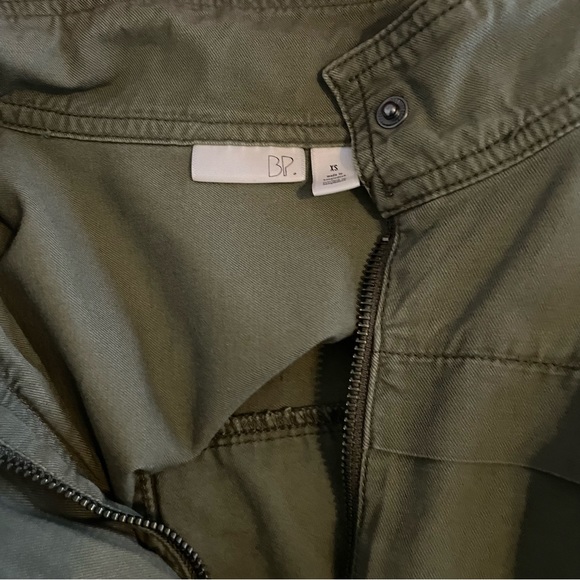 BP Nordstrom oversized olive green utility jacket XS. Great Condition - Picture 6 of 9